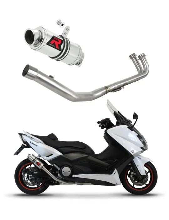 Ligne d'échappement complète inox Dominator GP1 pour Yamaha XP 530 T-max (2012-2016)