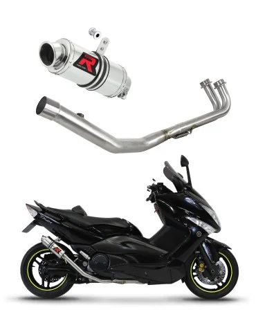 Ligne d'échappement complète inox Dominator GP1 pour Yamaha T-max 500 (2008-2011)