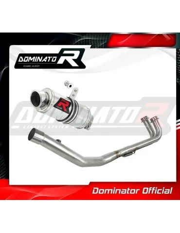 Ligne d'échappement complète inox Dominator GP1 pour Yamaha T-max 500 (2008-2011)