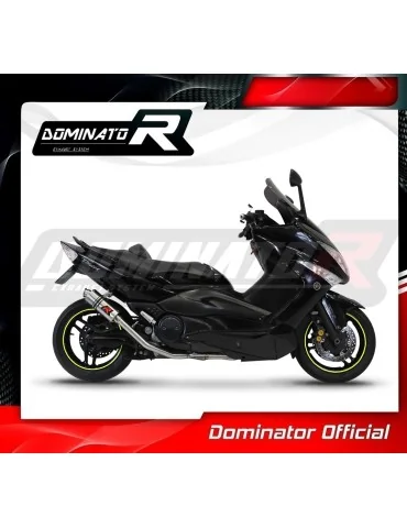 Ligne d'échappement complète inox Dominator GP1 pour Yamaha T-max 500 (2008-2011)