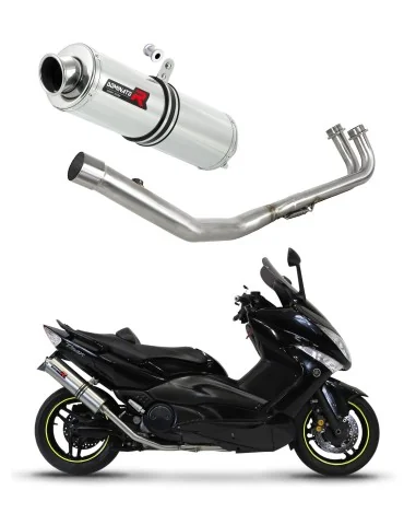 Ligne d'échappement complète inox Dominator ST pour Yamaha T-max 500 (2008-2011)