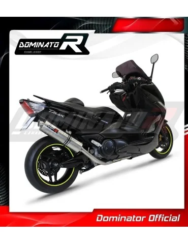 Ligne d'échappement complète inox Dominator ST pour Yamaha T-max 500 (2008-2011)