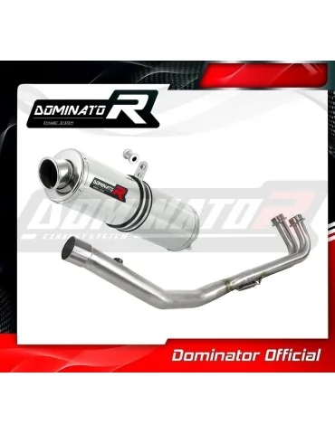 Ligne d'échappement complète inox Dominator ST pour Yamaha XP 530 T-max (2012-2016)