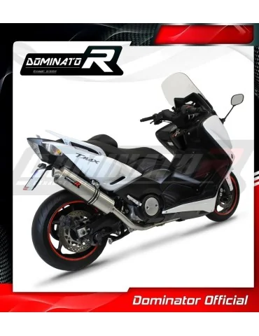 Ligne d'échappement complète inox Dominator ST pour Yamaha XP 530 T-max (2012-2016)
