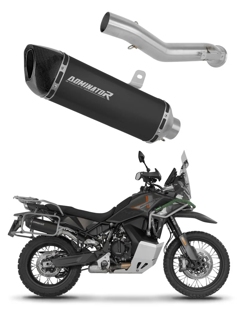 Silencieux slip-on Dominator HP6 Noir pour CF Moto 1000 MT-X (2026)