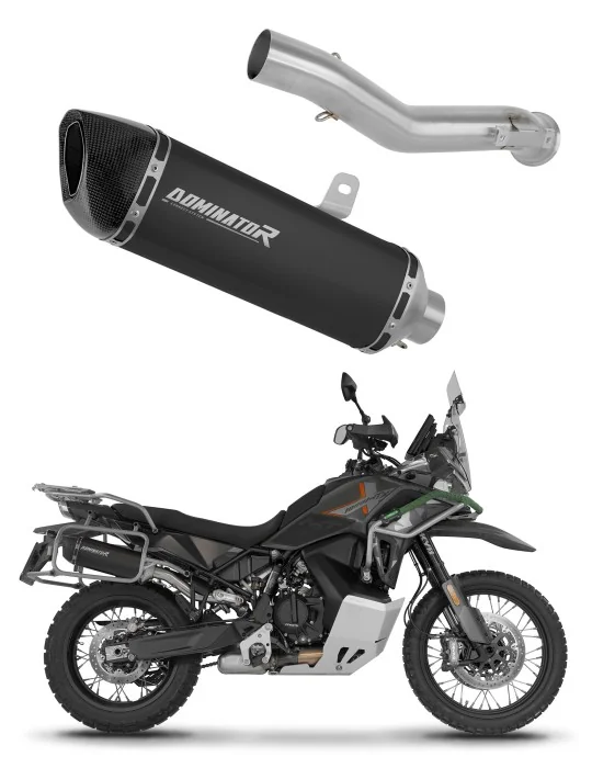 Silencieux slip-on Dominator HP6 Noir pour CF Moto 1000 MT-X (2026)