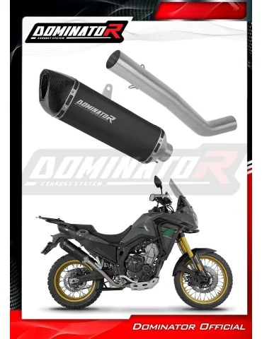 Silencieux slip-on Dominator HP6 Noir pour Rieju Aventura 500 (2023-2026)