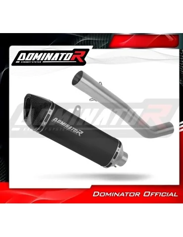 Silencieux slip-on Dominator HP6 Noir pour Rieju Aventura 500 (2023-2026)