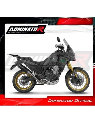 Silencieux slip-on Dominator HP6 Noir pour Rieju Aventura 500 (2023-2026)