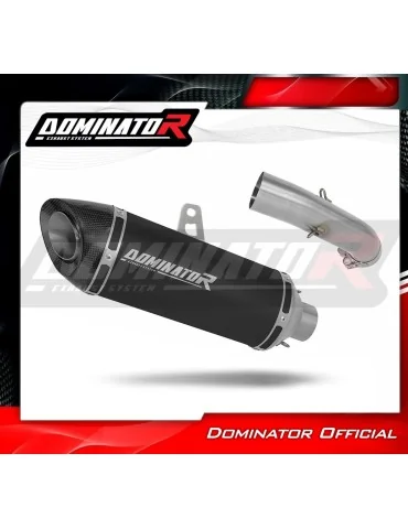Silencieux slip-on Dominator HP8 Noir pour KTM 125 Duke (2021-2023)