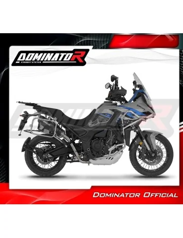 Silencieux slip-on Dominator HP6 Noir pour Zontes 703F (2025-2026)