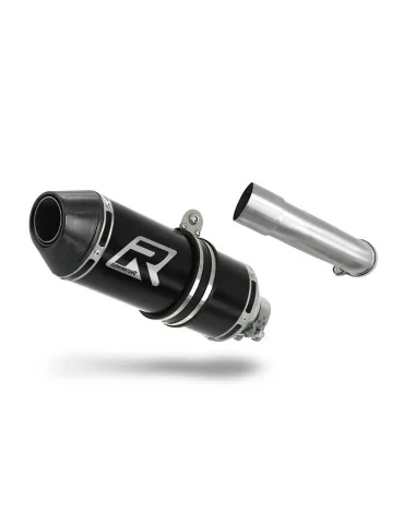 Silencieux slip-on Dominator HP3 Noir pour Husqvarna Svartpilen 401 (2020-2023)