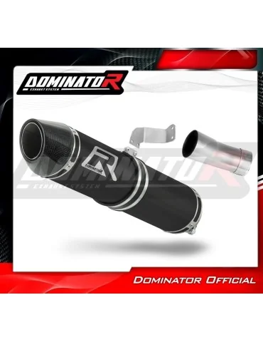 Silencieux slip-on Dominator HP2 Noir pour Triumph Street Triple 765 S / R / RS (2017-2022)