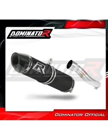 Silencieux slip-on Dominator HP2 Noir pour Triumph Daytona 675 - (2012)