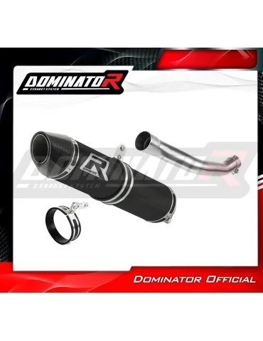 Silencieux slip-on Dominator HP2 Noir pour Suzuki LTR 450 (2006-2009)