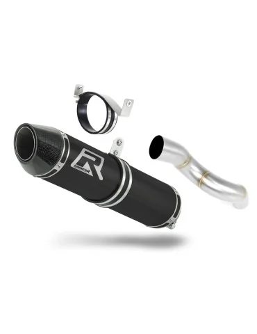 Silencieux slip-on Dominator HP2 Noir pour Kawasaki ZX6R 636 (2005-2006)