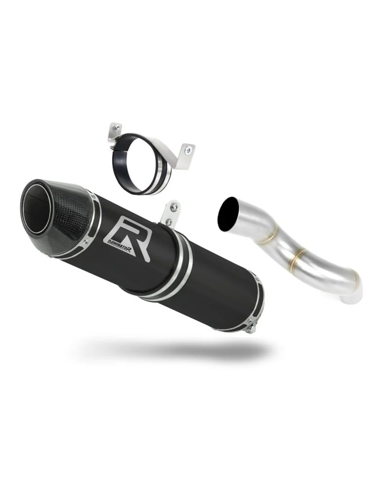 Silencieux slip-on Dominator HP2 Noir pour Kawasaki ZX6R 636 (2005-2006)