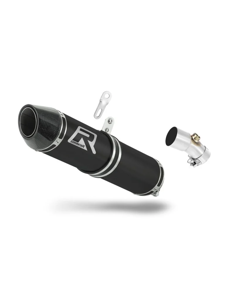 Silencieux slip-on Dominator HP2 Noir pour Kawasaki ER - 6 N / F 650 (2009-2011)