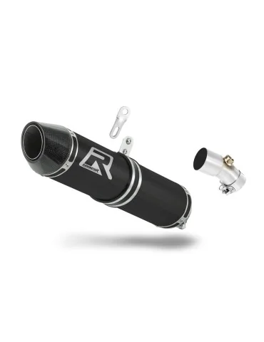 Silencieux slip-on Dominator HP2 Noir pour Kawasaki ER - 6 N / F 650 (2006-2008)