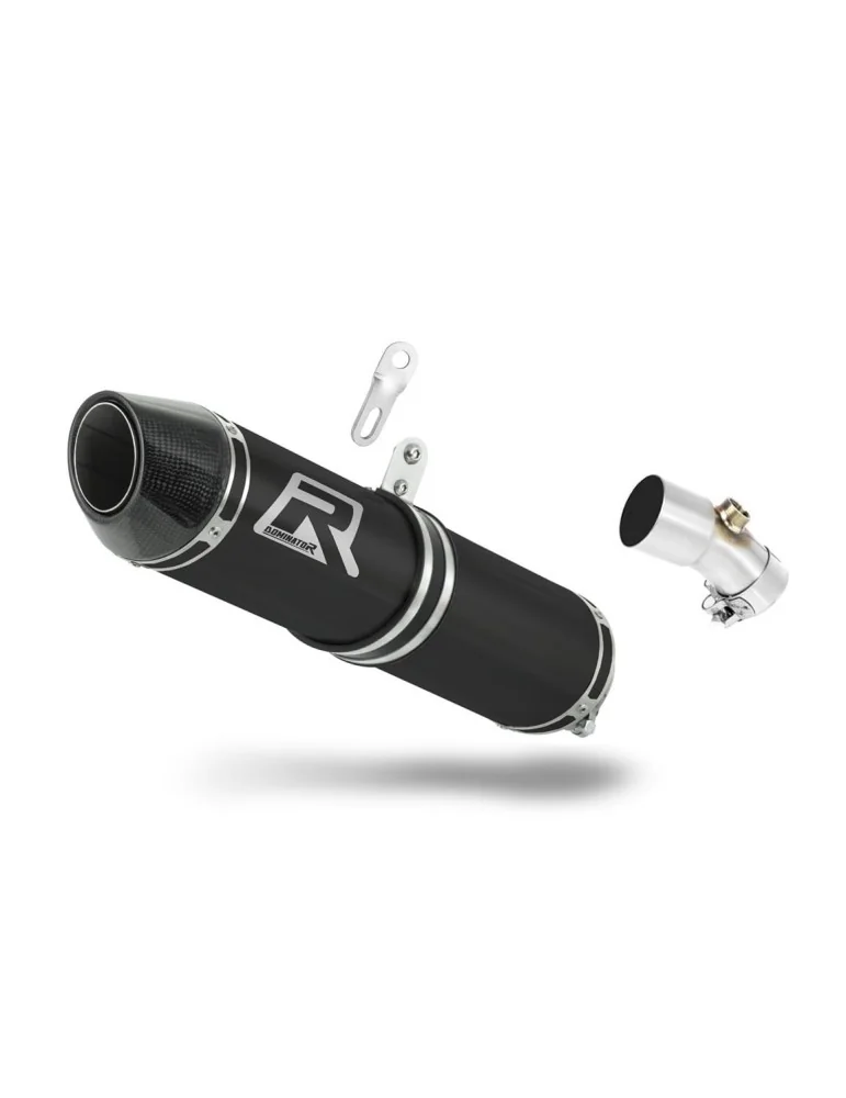Silencieux slip-on Dominator HP2 Noir pour Kawasaki ER - 6 N / F 650 (2006-2008)