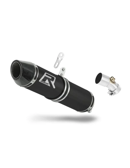 Silencieux slip-on Dominator HP2 Noir pour Kawasaki ER - 6 N / F 650 (2006-2008)