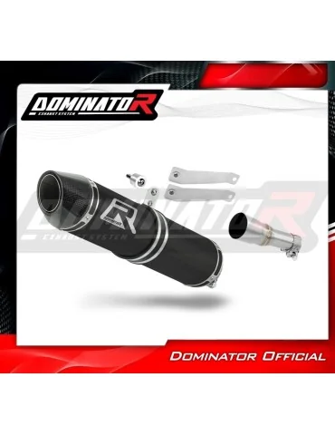 Silencieux slip-on Dominator HP2 Noir pour Hyosung GD 250 Exiv