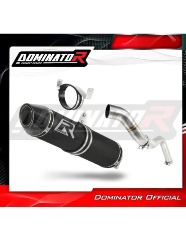Silencieux slip-on Dominator HP2 Noir pour Honda CBR 600RR (2005-2006)