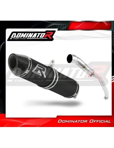 Silencieux slip-on Dominator HP2 Noir pour Honda CBR 600RR (2003-2004)