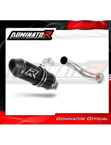 Silencieux slip-on Dominator HP3 Noir pour Yamaha MT 09 Tracer 900 (2015-2020)