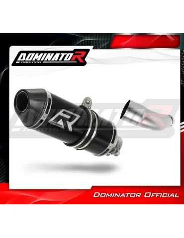 Silencieux slip-on Dominator HP3 Noir pour Yamaha MT 03 (2017-2019)