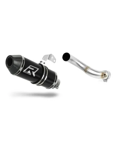 Silencieux slip-on Dominator HP3 Noir pour Yamaha XSR 900 (2016-2021)