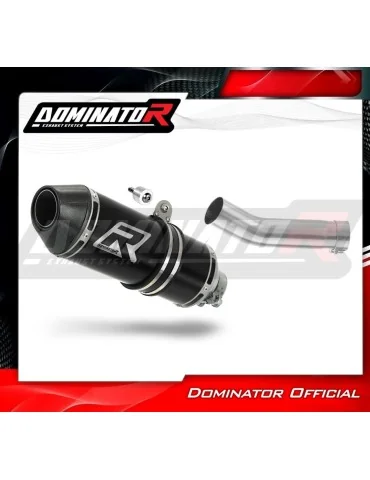 Silencieux slip-on Dominator HP3 Noir pour Triumph Street Triple 675 R / S / RS (2013-2016)