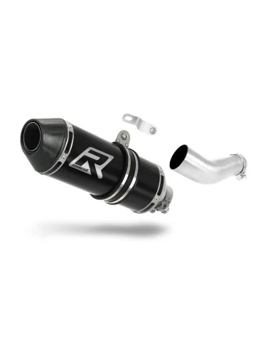 Silencieux slip-on Dominator HP3 Noir pour Suzuki GSXR 750 K6 K7 (2006-2007)