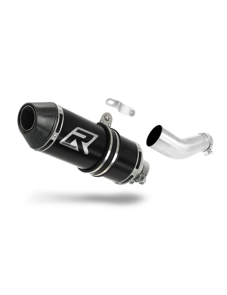 Silencieux slip-on Dominator HP3 Noir pour Suzuki GSXR 750 K6 K7 (2006-2007)