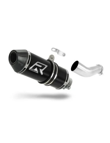Silencieux slip-on Dominator HP3 Noir pour Suzuki GSXR 600 K6 K7 (2006-2007)