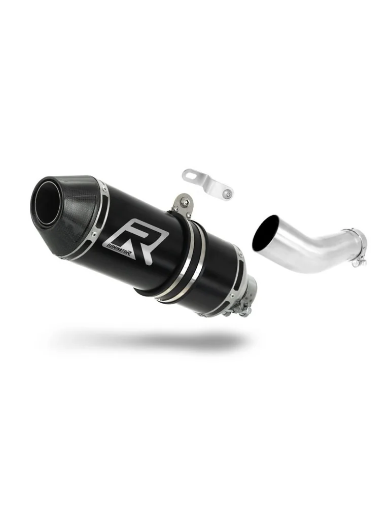 Silencieux slip-on Dominator HP3 Noir pour Suzuki GSXR 600 K6 K7 (2006-2007)