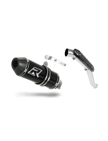 Silencieux slip-on Dominator HP3 Noir pour KTM RC 390 HI Level (2017-2020)