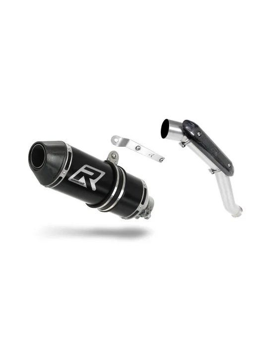 Silencieux slip-on Dominator HP3 Noir pour KTM RC 390 HI Level (2017-2020)