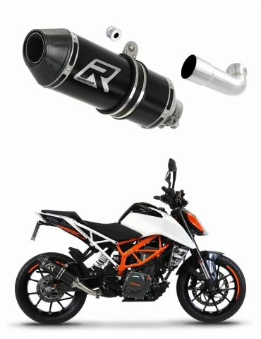 Silencieux slip-on Dominator HP3 Noir pour KTM 390 Duke (2017-2020)
