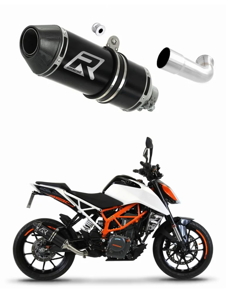 Silencieux slip-on Dominator HP3 Noir pour KTM 390 Duke (2017-2020)