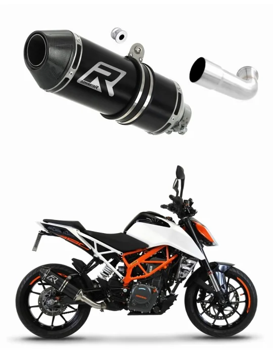 Silencieux slip-on Dominator HP3 Noir pour KTM 390 Duke (2017-2020)
