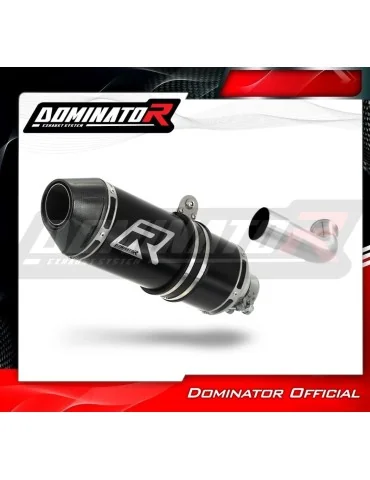 Silencieux slip-on Dominator HP3 Noir pour KTM 125 Duke (2017-2020)