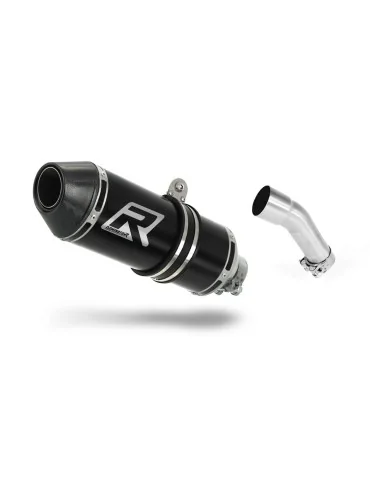 Silencieux slip-on Dominator HP3 Noir pour Kawasaki ZX250R (2008-2012)
