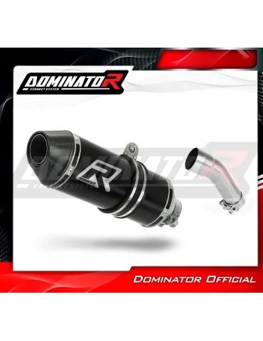 Silencieux slip-on Dominator HP3 Noir pour Kawasaki ZX250R (2008-2012)