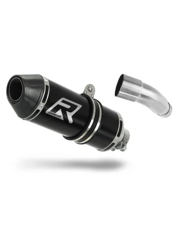 Silencieux slip-on Dominator HP3 Noir pour Kawasaki Ninja 125 Z125 (2019-2023)