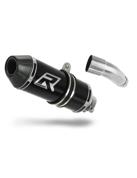 Silencieux slip-on Dominator HP3 Noir pour Kawasaki Ninja 125 Z125 (2019-2023)