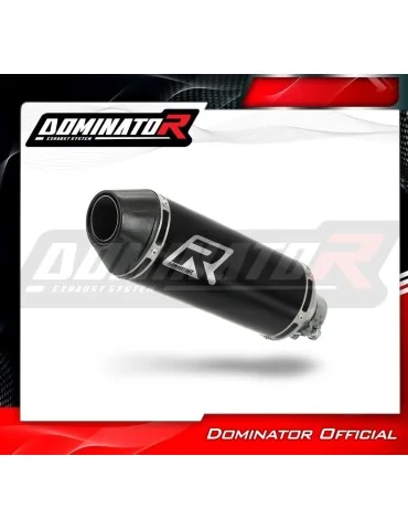 Silencieux slip-on Dominator HP3 Noir pour Ducati Multistrada 1260 1260 S (2018-2020)