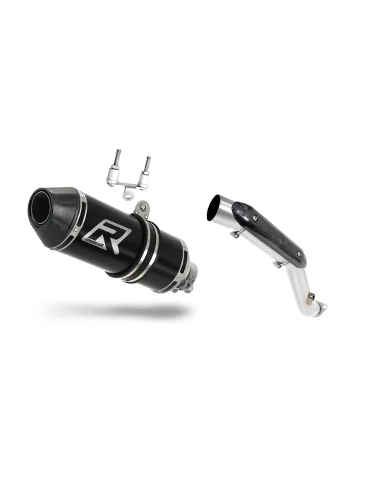 Silencieux slip-on Dominator HP3 Noir pour BMW G310R Hi Level 2016-2022, vue 1