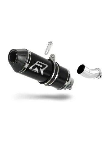 Silencieux slip-on Dominator HP3 Noir pour Aprilia Tuono V4 1100 RR Low Level (2015-2016)