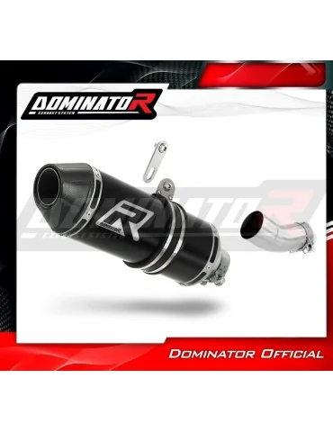 Silencieux slip-on Dominator HP3 Noir pour Aprilia RSV 4 RR Low Level (2015-2016)